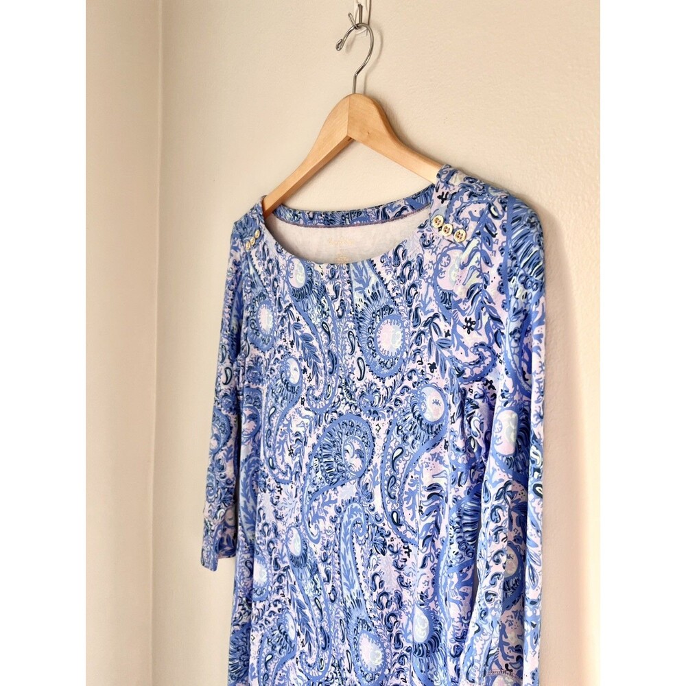 Lilly Pulitzer Sophie Sun Dress Beach Vacation UPF50+ Floral Paisley Women Sz M - Picture 6 of 8